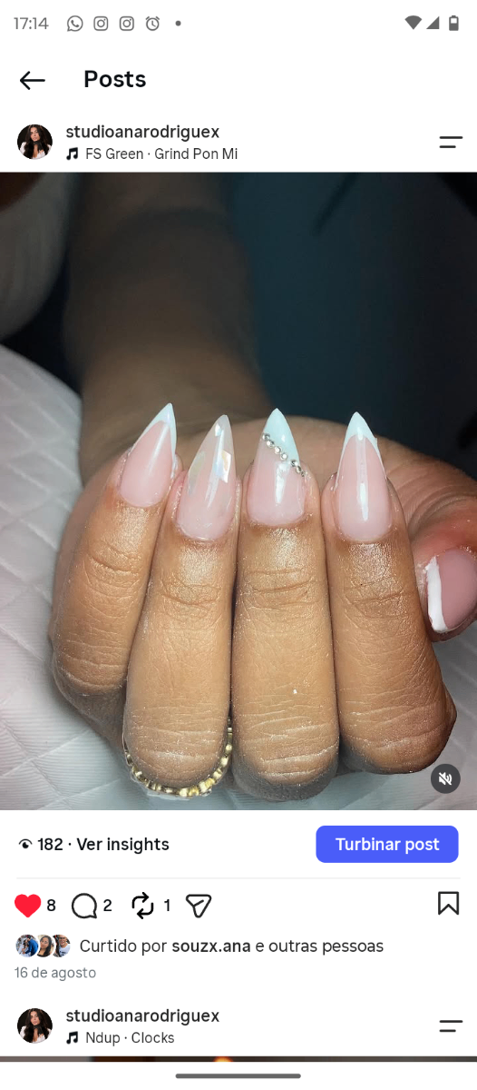Trabalho de Nail Designer por Studio Anarodriguex em Conjunto Promorar Estrada da Parada, São Paulo — foto 2 de 7