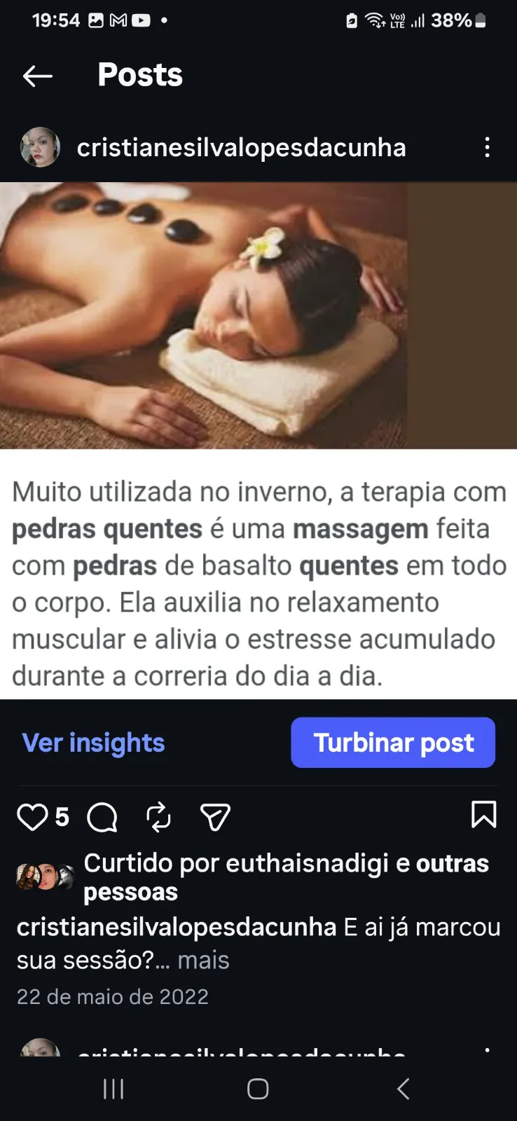 Trabalho de Massoterapeuta por Cristiane em Centro, São Bernardo do Campo — foto 1 de 8