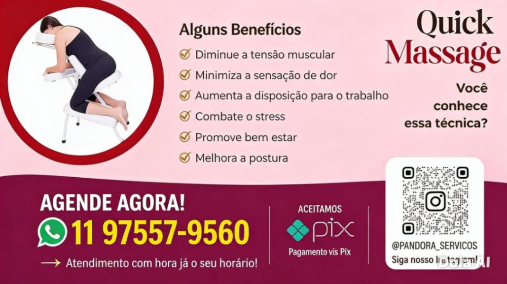 Trabalho de Massoterapeuta por Pandora Serviços em Vila Augusta, Guarulhos — foto 5 de 6