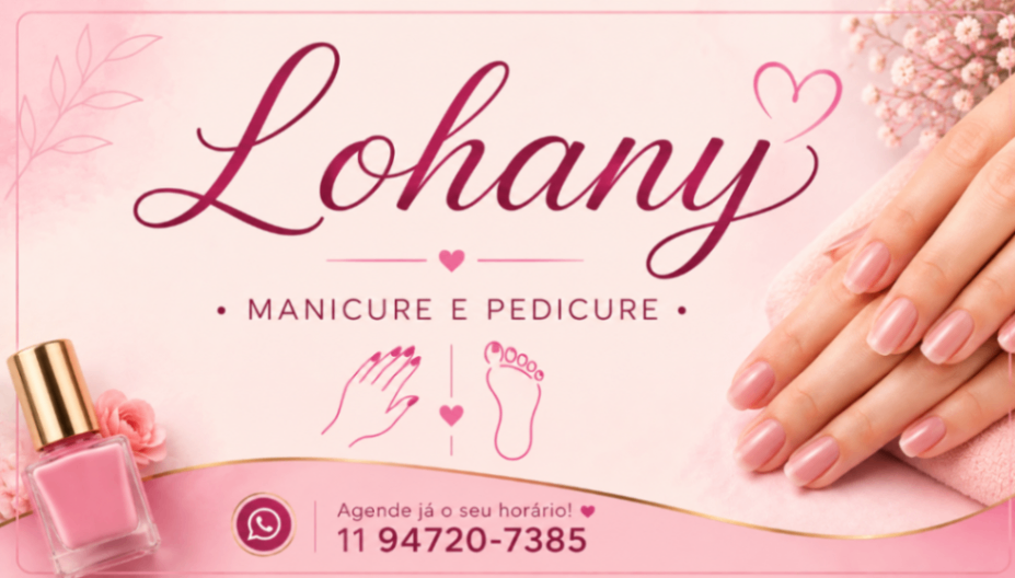 Trabalho de Manicure/Pedicure por Lohany em Tulipas, Jundiaí