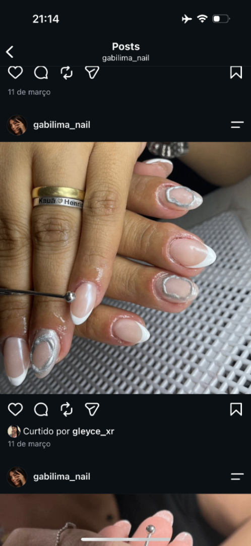 Trabalho de Manicure/Pedicure por Gabrielly Lima Dos Santos em Jardim da Conquista (Zona Leste), São Paulo — foto 4 de 21