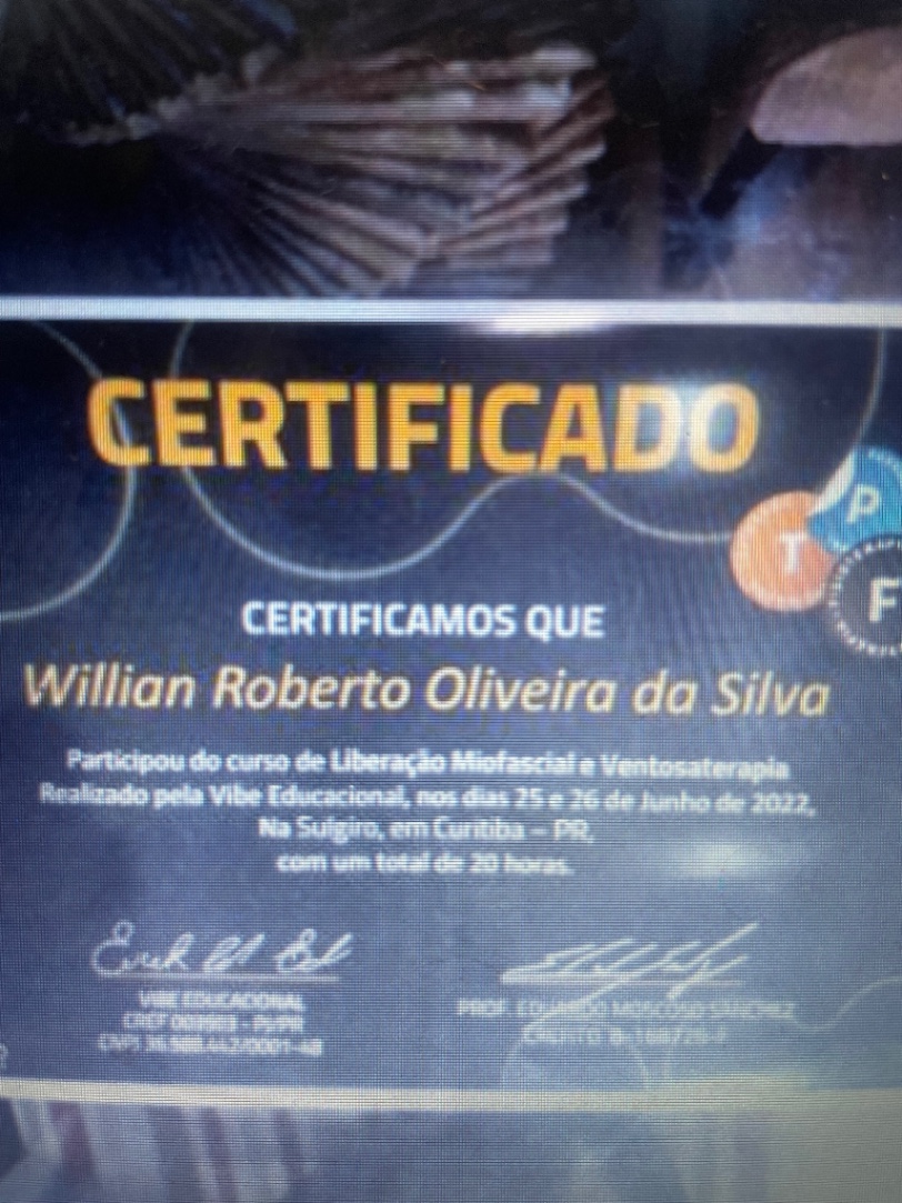 Trabalho de Massoterapeuta por Willian roberto em Portão, Curitiba — foto 1 de 2