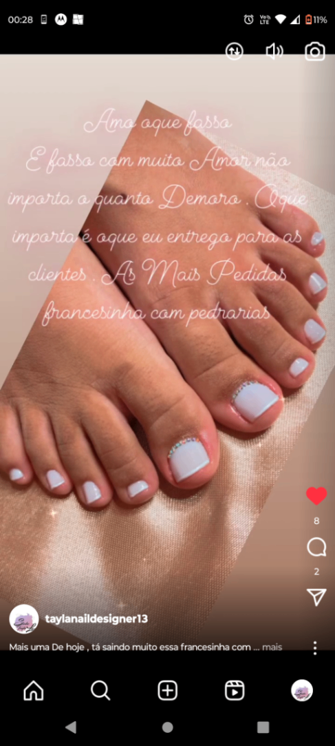 Trabalho de Manicure/Pedicure por Tayla em Montanhão, São Bernardo do Campo — foto 6 de 16