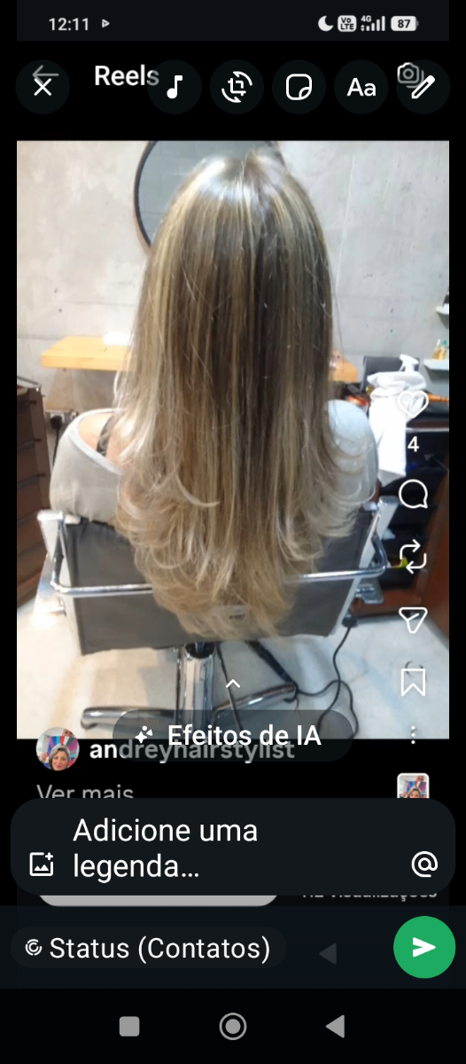 Trabalho de Cabeleireiro(a) por Andrey Assumpção Ferreira Mendes em Cerqueira César, São Paulo — foto 37 de 42