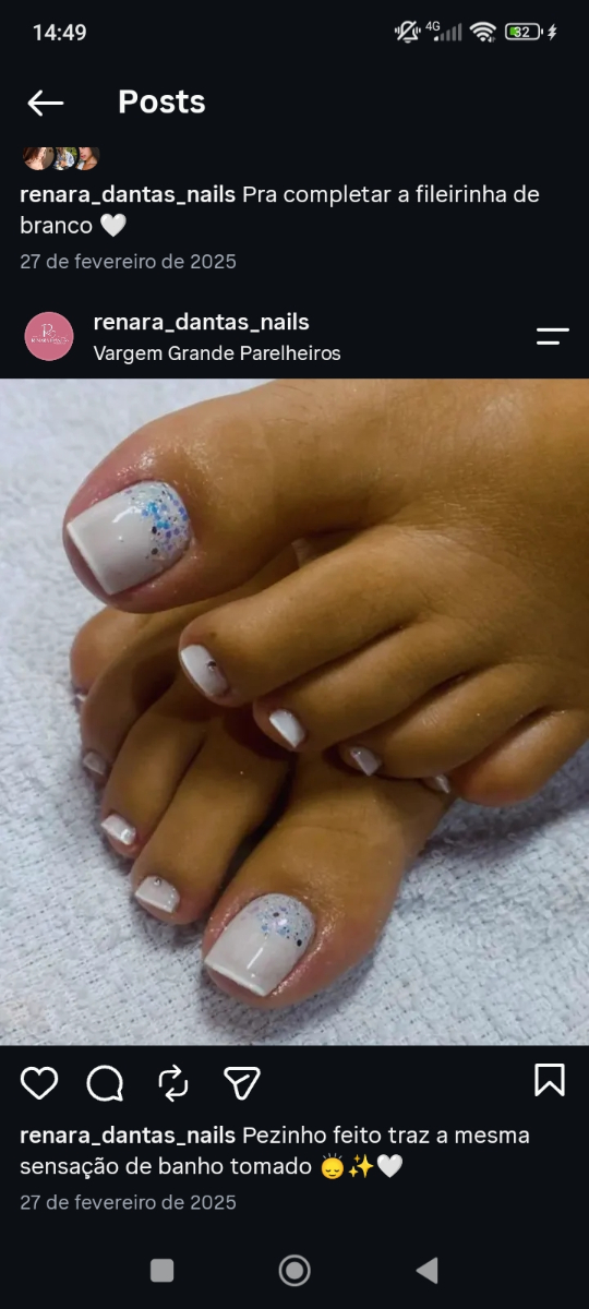 Trabalho de Manicure/Pedicure por Renara Dantas em Colônia (Zona Sul), São Paulo — foto 2 de 13