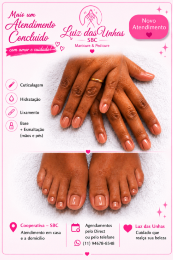 Trabalho de Manicure/Pedicure por Alessandra De Morais Silva em Cooperativa, São Bernardo do Campo — foto 5 de 11