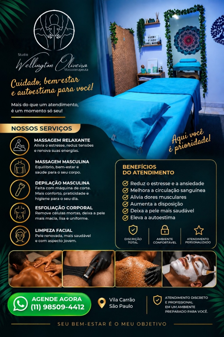 Trabalho de Massoterapeuta por Wellington Oliveira Massoterapeuta em Vila Carrão, São Paulo — foto 3 de 3