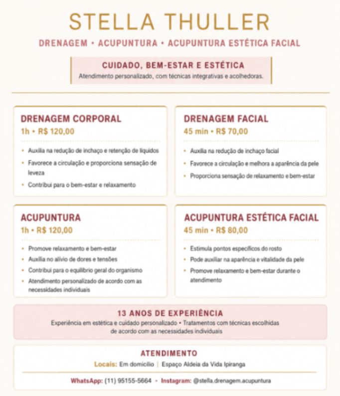Trabalho de Esteticista por Stella Thuller em Ipiranga, São Paulo