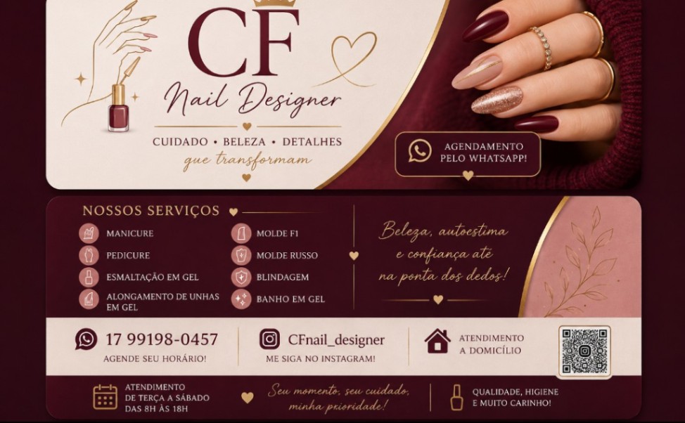 Trabalho de Manicure/Pedicure por Carolina Fernanda Chagas da Silva Nunes em Conjunto Residencial José Bonifácio, São Paulo — foto 3 de 3