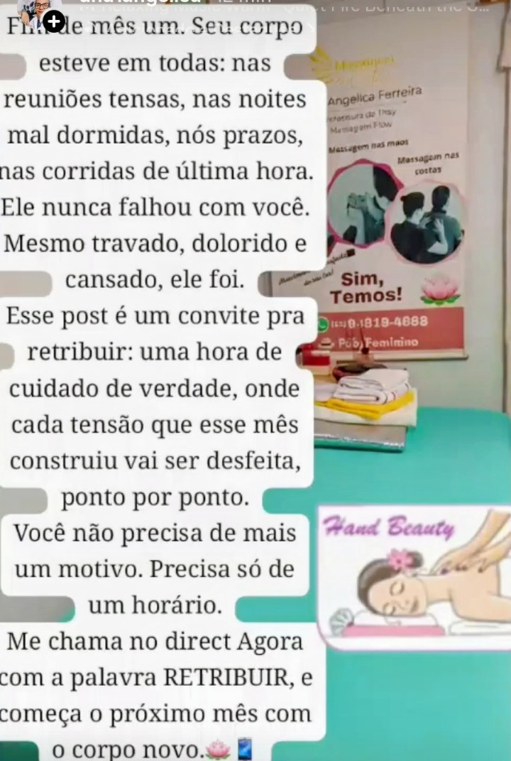 Trabalho de Massoterapeuta por Ana Angelica Ferreira em Jardim Zaira, Mauá — foto 4 de 4