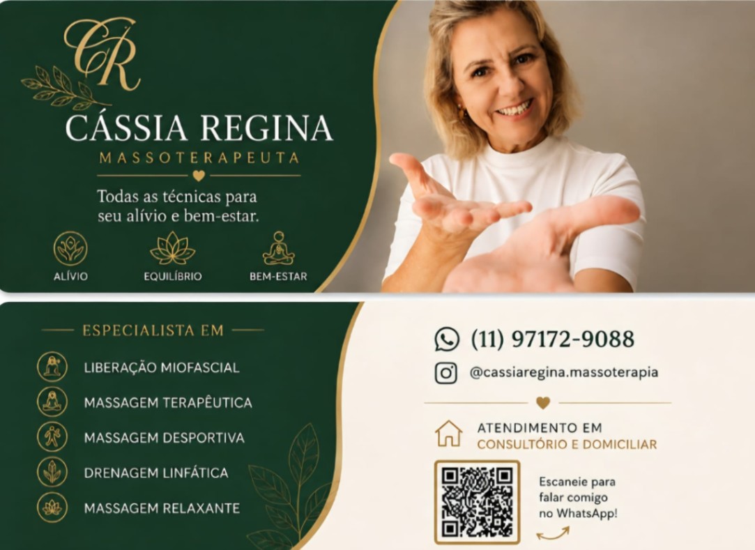 Trabalho de Massoterapeuta por Cassia Regina em Centro, Osasco — foto 1 de 4