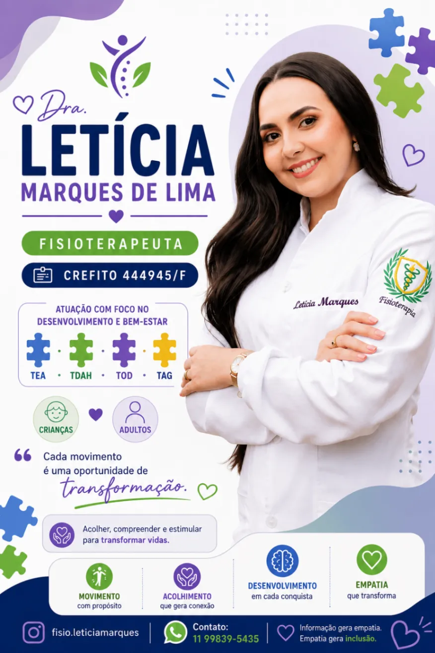 Trabalho de Fisioterapeuta por Leticia Marques de Lima em Jardim Paulista, Barueri — foto 2 de 4