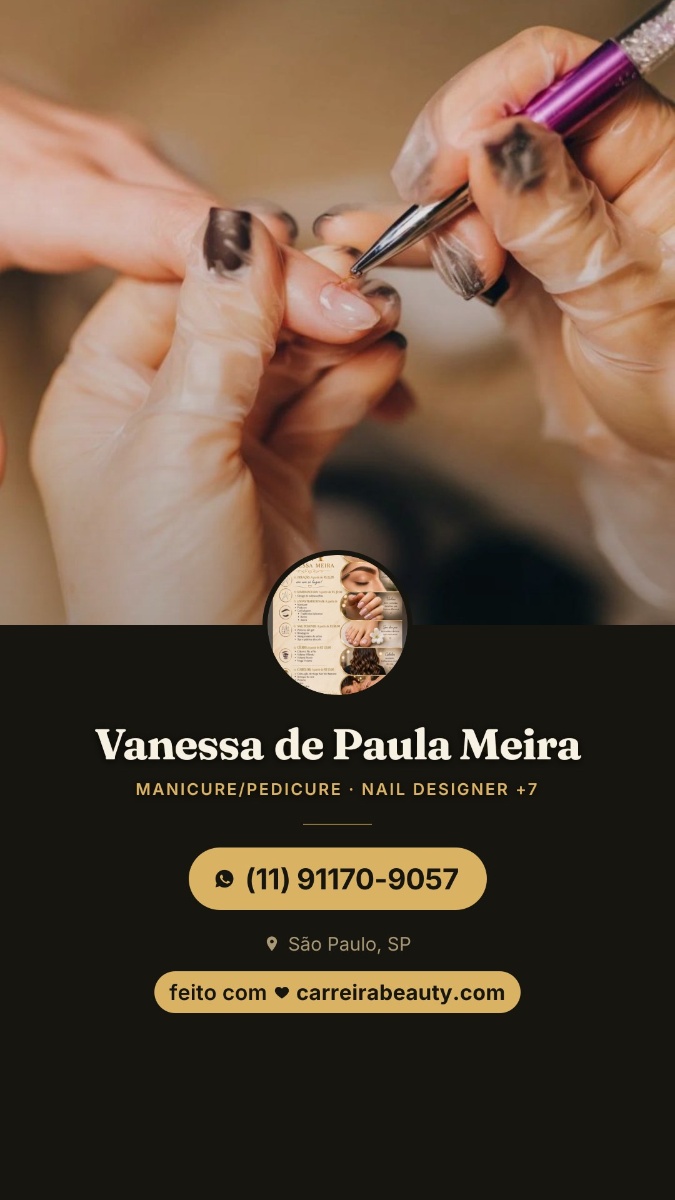 Trabalho de Manicure/Pedicure por Vanessa de Paula Meira em Vila Suzana, São Paulo — foto 1 de 41