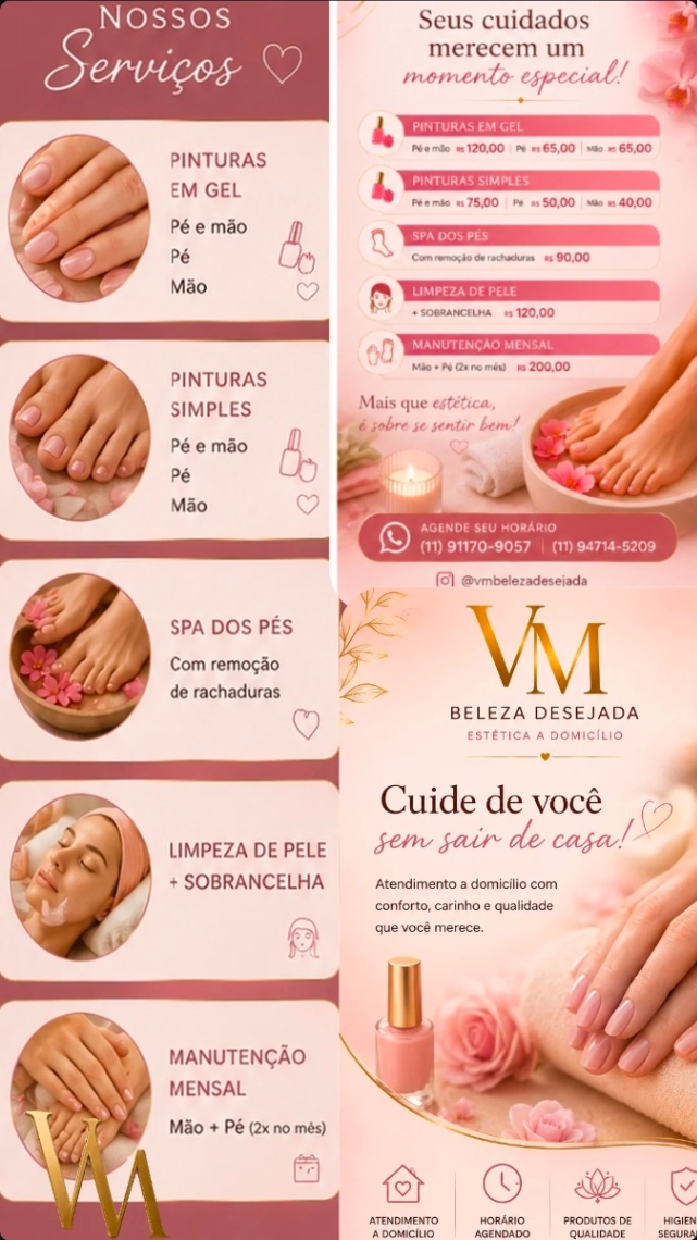 Trabalho de Manicure/Pedicure por Vanessa de Paula Meira em Vila Suzana, São Paulo — foto 2 de 41