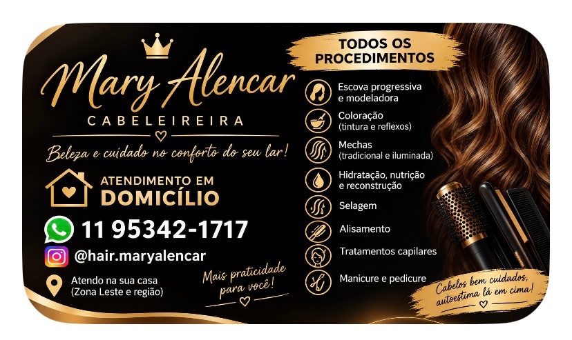 Trabalho de Cabeleireiro(a) por Maria alencar em Vila Nova Curuçá, São Paulo