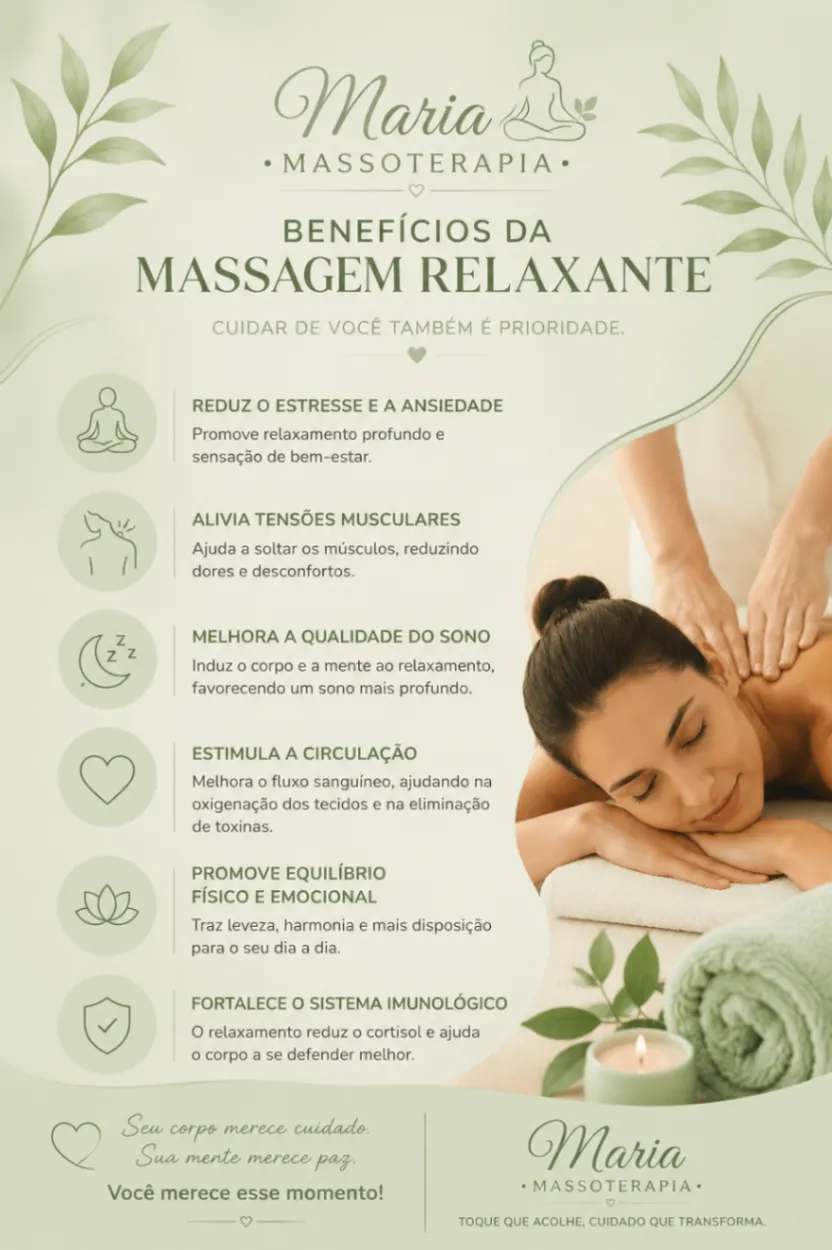 Trabalho de Massoterapeuta por Maria pimentel em Barra Funda, São Paulo — foto 3 de 4