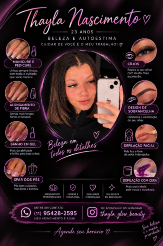Trabalho de Manicure/Pedicure por Thayla nascimento dias em Jardim Capela, São Paulo