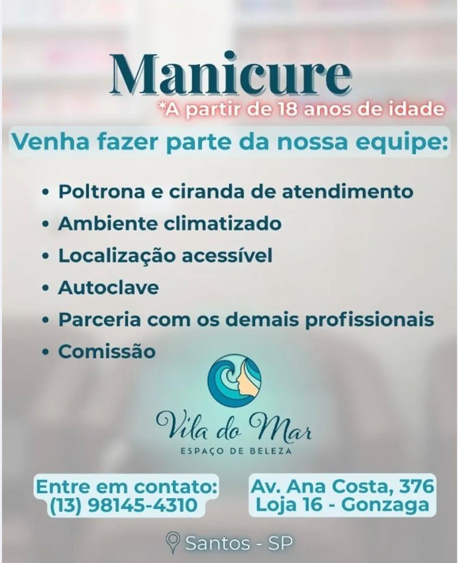 Manicure/Pedicure - Santos - SP