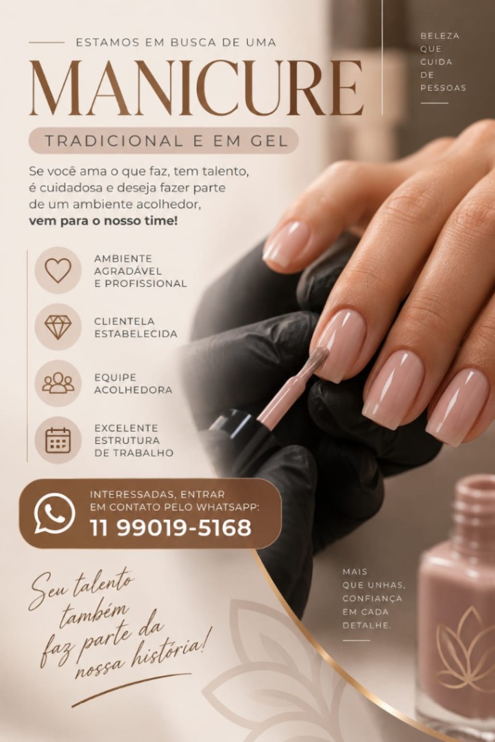 Manicure/Pedicure - Jd Regina - São Paulo