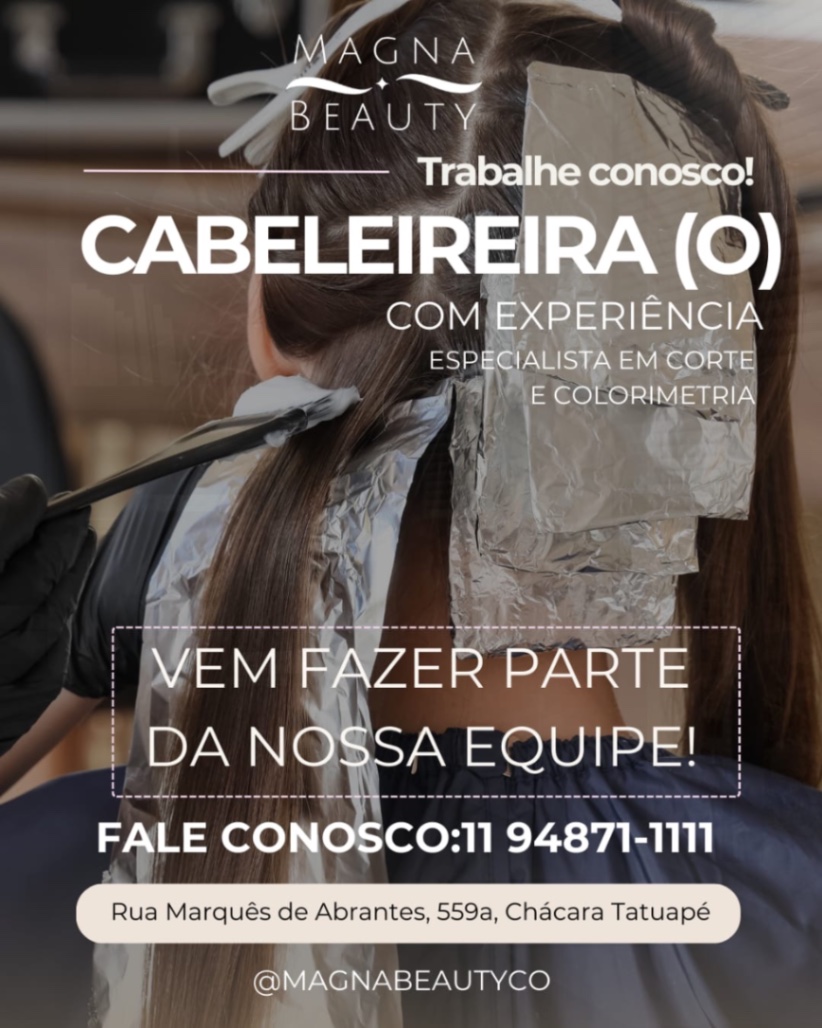 Cabeleireiro(a) - Chácara Tatuapé - São Paulo